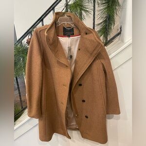 J.Crew Italian stadium cloth cocoon coat